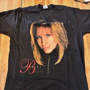 VINTAGE Concert Shirt 1994 Barbara Streisand Adult XL